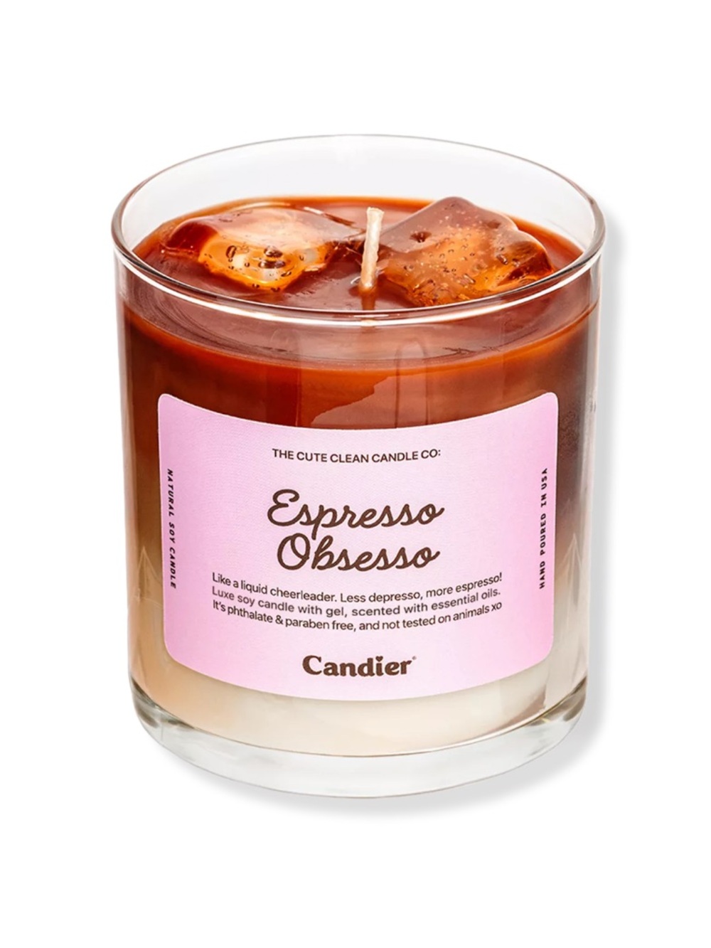 NEW Candier Espresso Obsesso Candle Soy Wax 9 oz